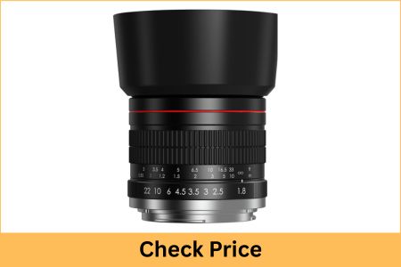 LIGHTDOW EF 85mm f/1.8 Portrait Lens