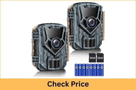 Punvoe 2-Pack 36MP 2.7K Wide View